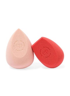 Ere Perez Bio All-Beauty Sponge Duo | Multiple Edges for Precise Application, Streak-Free Finish, Pointed + Slanted Sponges | Vegan, Cruelty-Free, 100% Plant-Based  - Image 1