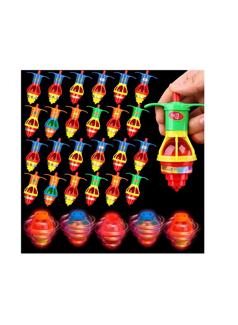 Cool Baby Birthday Giveaways- 20Pcs Led Spinning Top Glow In The Dark Return Gifts For Birthday Party Kids Birthday Gift Bulk/Mini Toys Boys And Girls Party Favors For Kids - Image 1