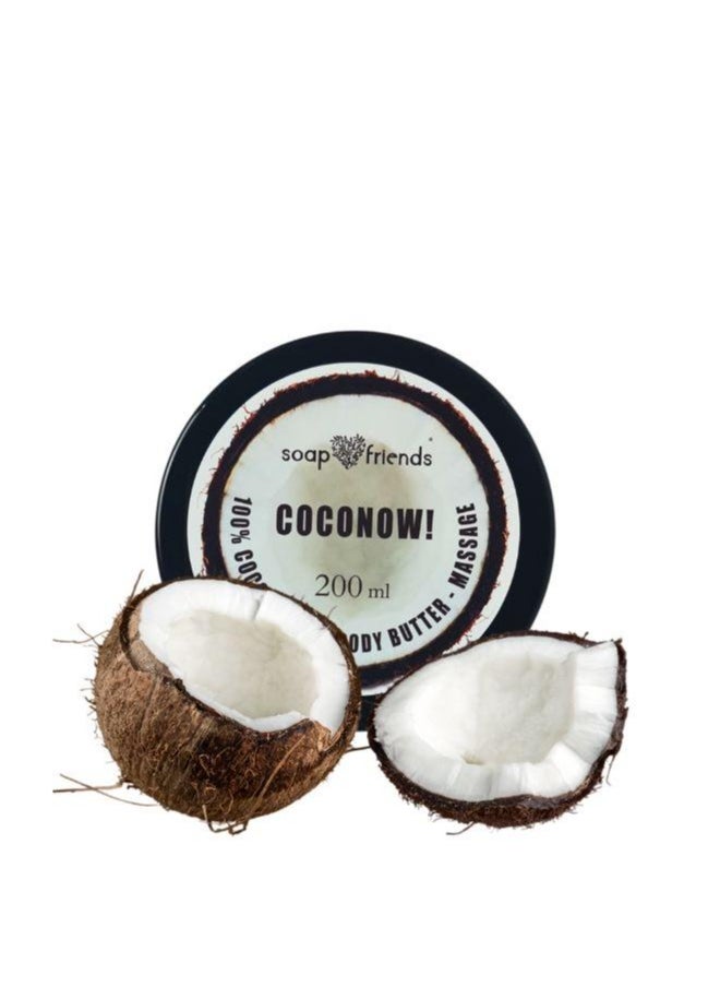 Soap&Friends Soap&Friends 100% Pure Coconut Butter Body Butter - Hydrating Bliss, 200 ml  - Image 1