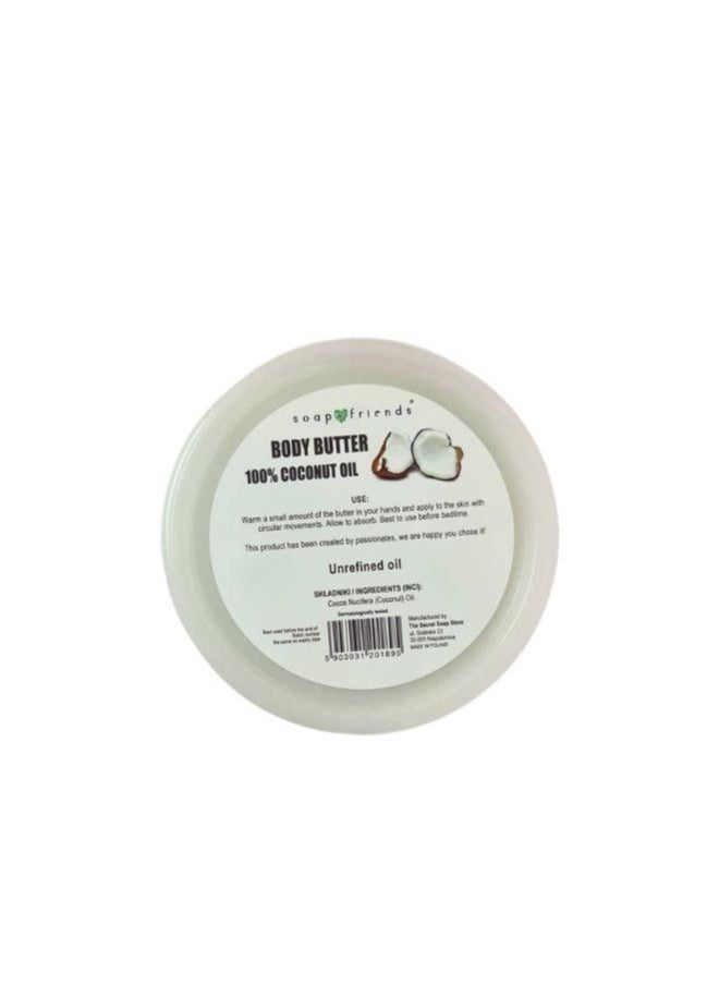 Soap&Friends Soap&Friends 100% Pure Coconut Butter Body Butter - Hydrating Bliss, 200 ml  - Image 2