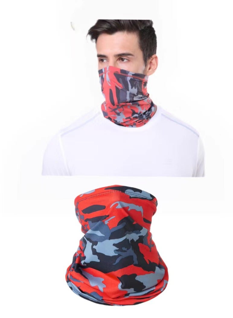 Goolsky Unisex Seamless Multifunctional Magic Headscarves for Outdoor Cycling, Face Masks, Neck Gaiters, Versatile Warm Face And Neck Sun Protection, Windproof And Breathable Gear with Random Combinations And Unique Patterns. - Image 2