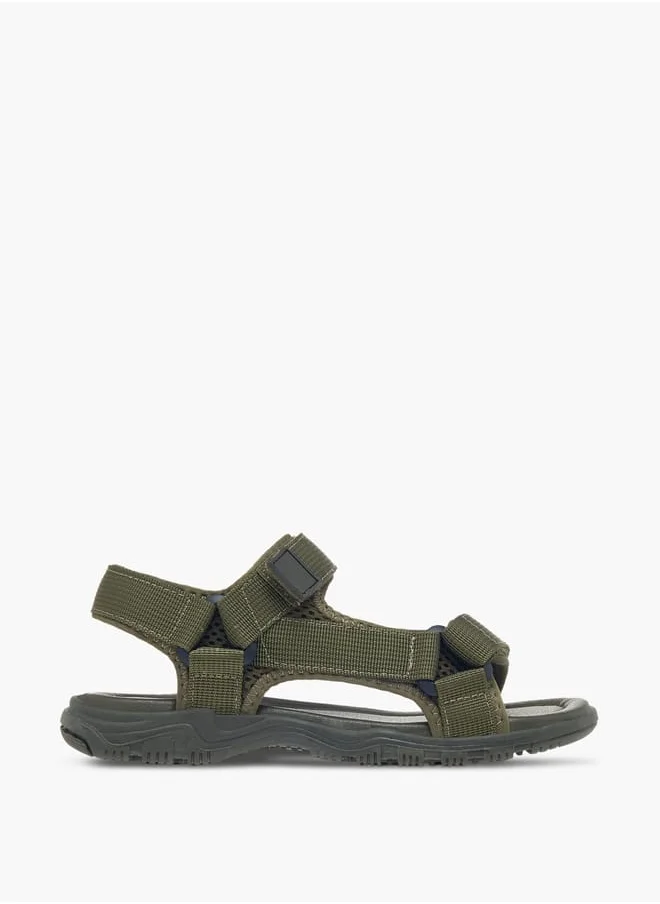 ال بي ال من شو اكسبرس Boys Textured Sandals With Hook And Loop Closure