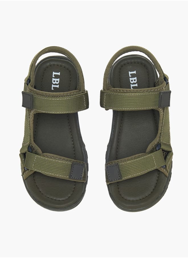 LBL by Shoexpress Boys Textured Sandals With Hook And Loop Closure  - Image 2