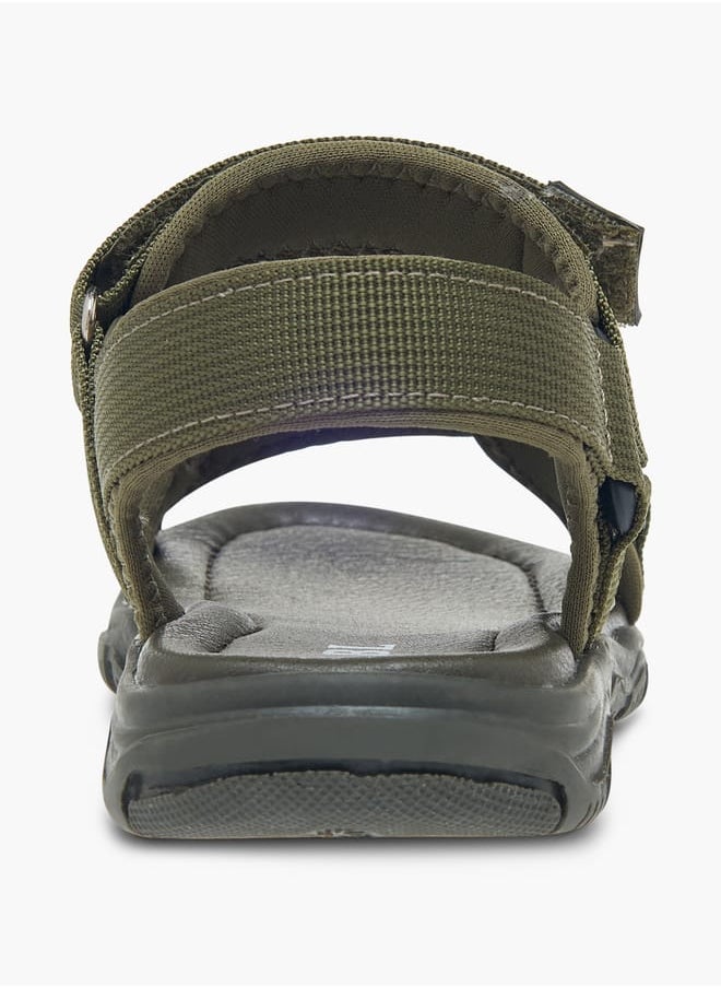 LBL by Shoexpress Boys Textured Sandals With Hook And Loop Closure  - Image 4