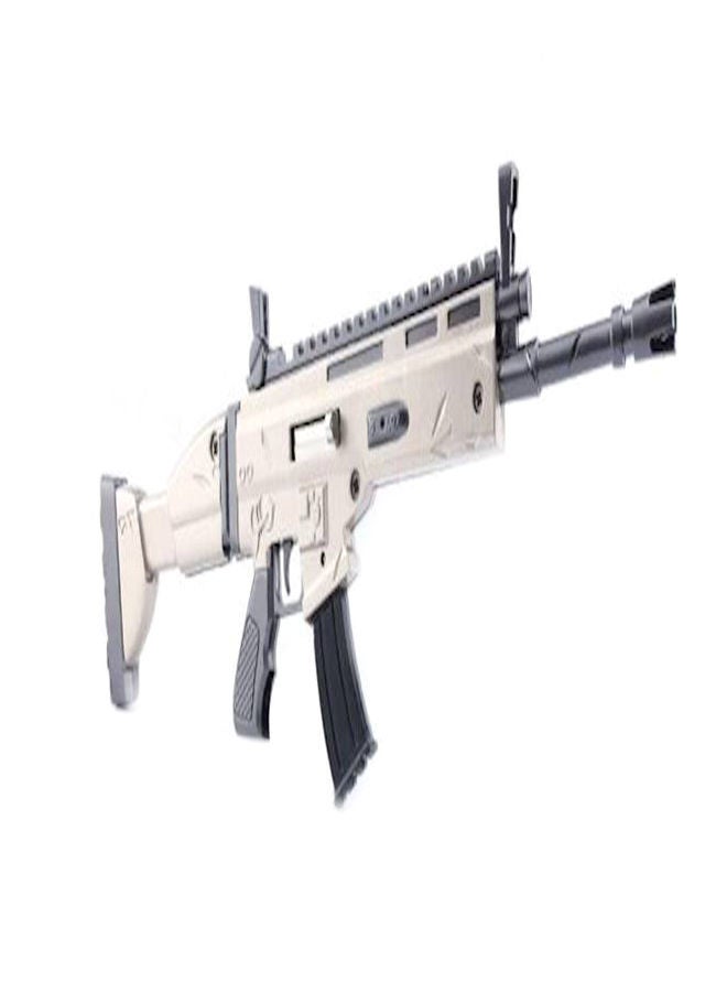 NIBEMINENT Scar Rifle Model Keychain Beige/Grey/Black