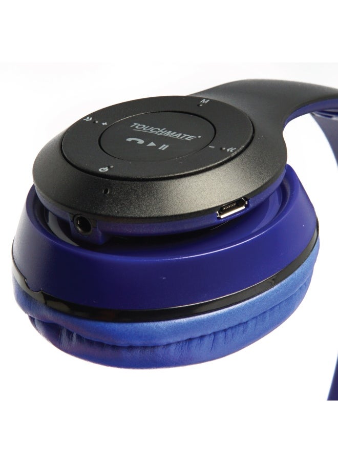 TOUCHMATE TOUCHMATE Wireless Over-Ear Headphones With Mic Black  - Image 2