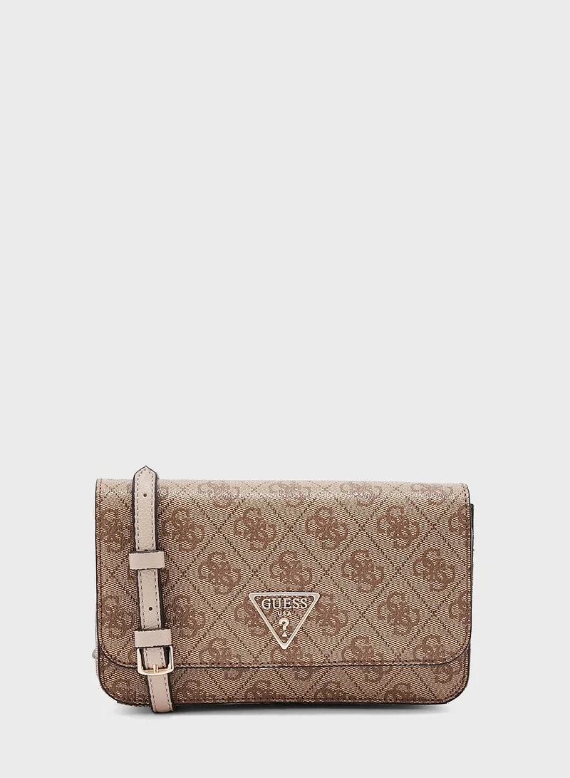 GUESS Noelle Flap Over Crossbody Bag