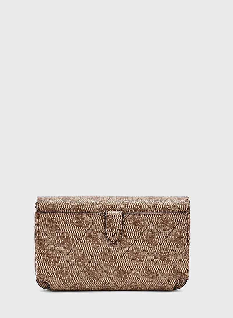GUESS Noelle Flap Over Crossbody Bag