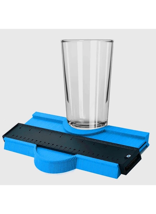 Contour Gauge With Lock 10Cm Profile Duplicator Tool For Measuring Marking And Copying Irregular Shapes In Woodworking Tiles Laminate And Diy Projects