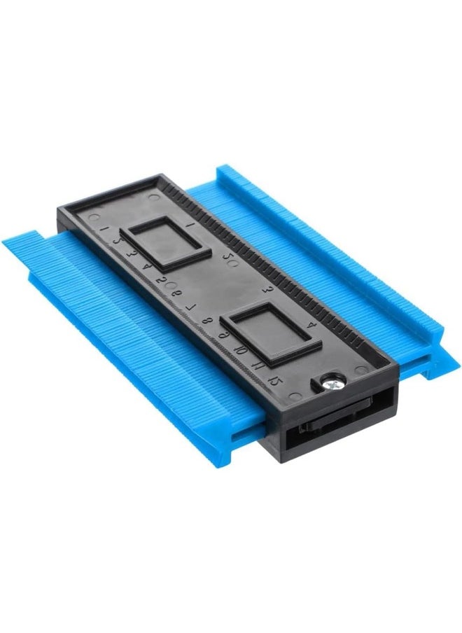 Contour Gauge With Lock 10Cm Profile Duplicator Tool For Measuring Marking And Copying Irregular Shapes In Woodworking Tiles Laminate And Diy Projects