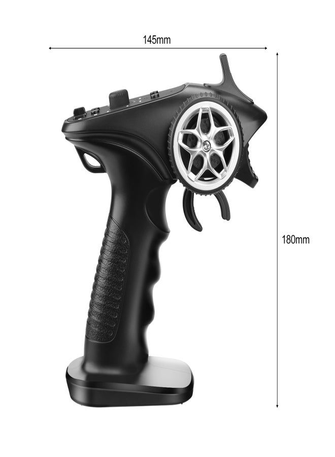 GA-4H-TX 4CH 2.4GHz Remote Controller Digital Radio Transmitter with Receiver for 1/8 1/10 1/16 1/32 RC Car Boat - Image 3