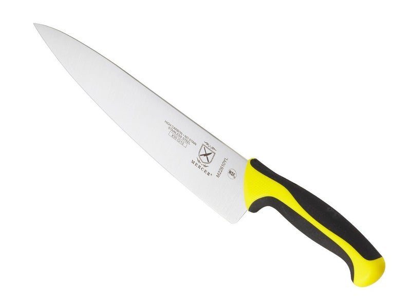 Mercer Culinary Millennia Color Handle Cutlery 10" Chef's Knife Yellow - Image 5