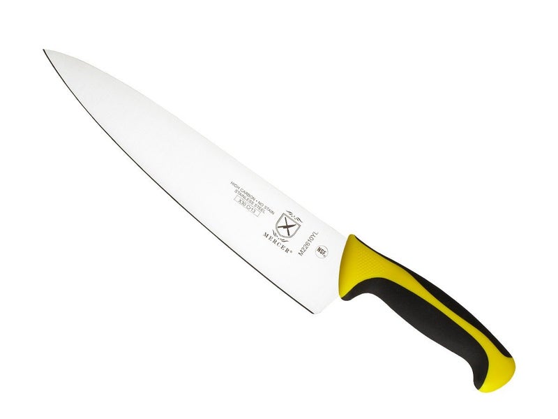 Mercer Culinary Millennia Color Handle Cutlery 10" Chef's Knife Yellow - Image 1