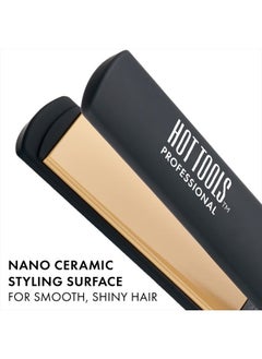 Hot Tools Hot Tools Pro Artist Nano Ceramic Flat iron | Wide Plate for Faster Styling (1-1/4 in)  - Image 4