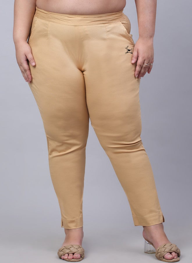 Trend Level Women Plus Size Original Easy Wash Trousers - Image 1