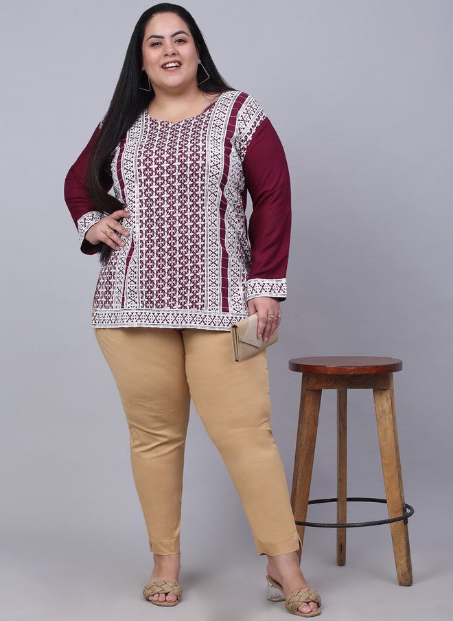 Trend Level Women Plus Size Original Easy Wash Trousers - Image 4
