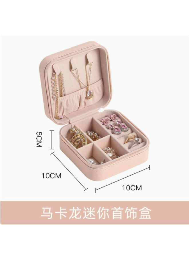 Portable Vintage elry Box, Fabric Storage Box For Earrings And Necklaces, Small elry Organizer elry Case