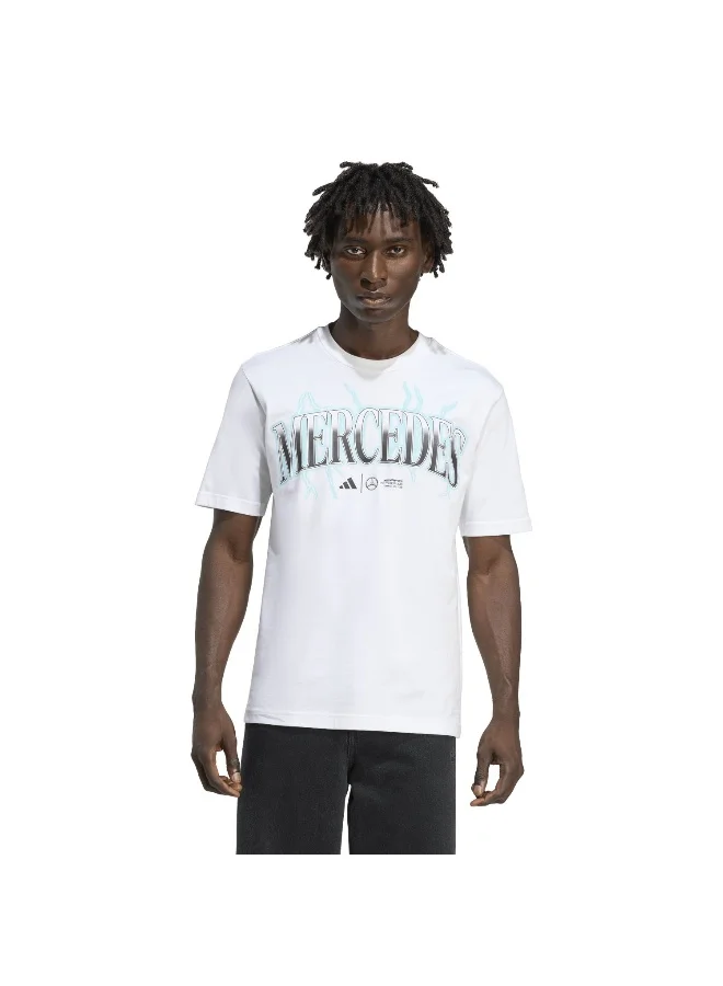 Adidas Adidas Mer Gfxt G1W M M White Motorsport T-Shirts For Men