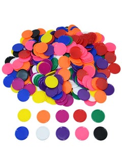 300Pcs 1 Inch 10 Colors Opaque Plastic Learning Counters Counting Mini Poker Chips Game Tokens (With Edge) - pzsku/ZE7C0DAAB2DDE51C073BFZ/45/_/1733730235/26fd6fb7-2dbb-4c96-87e2-0be5714ced91