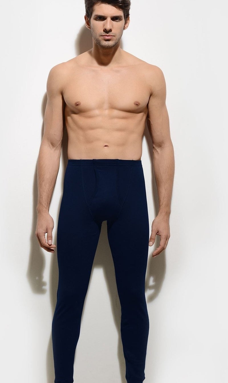 Bross Navy Blue 1272 100% Cotton Men's Underwear 