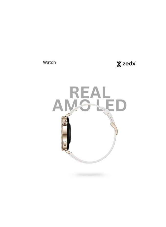 ZEDX VERZA 4 - Real AMOLED 1.43" Screen| 1.43 inch screen | multiple sports modes| message bluetooth call | voice Assistant | IP68 waterproof - Image 2