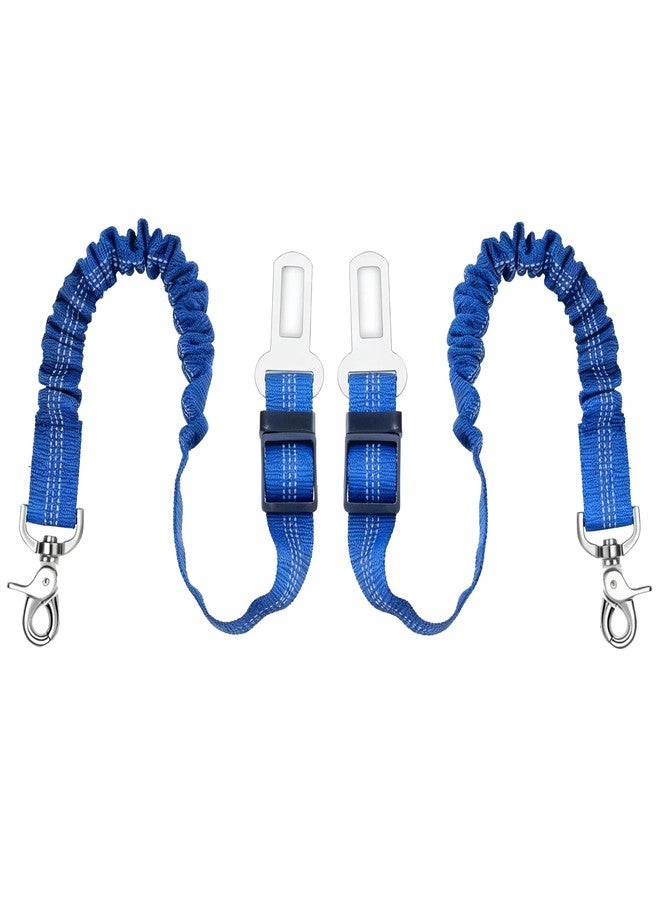 Ortarco Dog Seat Belt 2Pcs, Retractable Pet Car Harness, Adjustable Dog SeatBelts for Vehicle, Nylon Pet Safety with Elastic Bungee - Image 1
