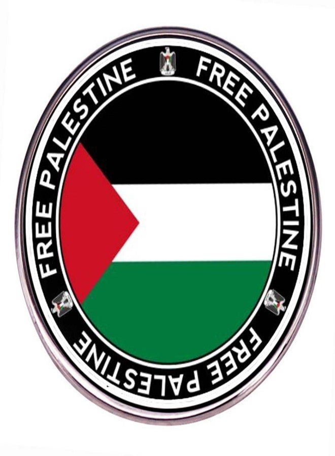 ZENRUIMING 2 دبابيس فلسطين مجانية، دبابيس علم فلسطين، إكسسوارات شارة من سبائك المعادن - Image 2