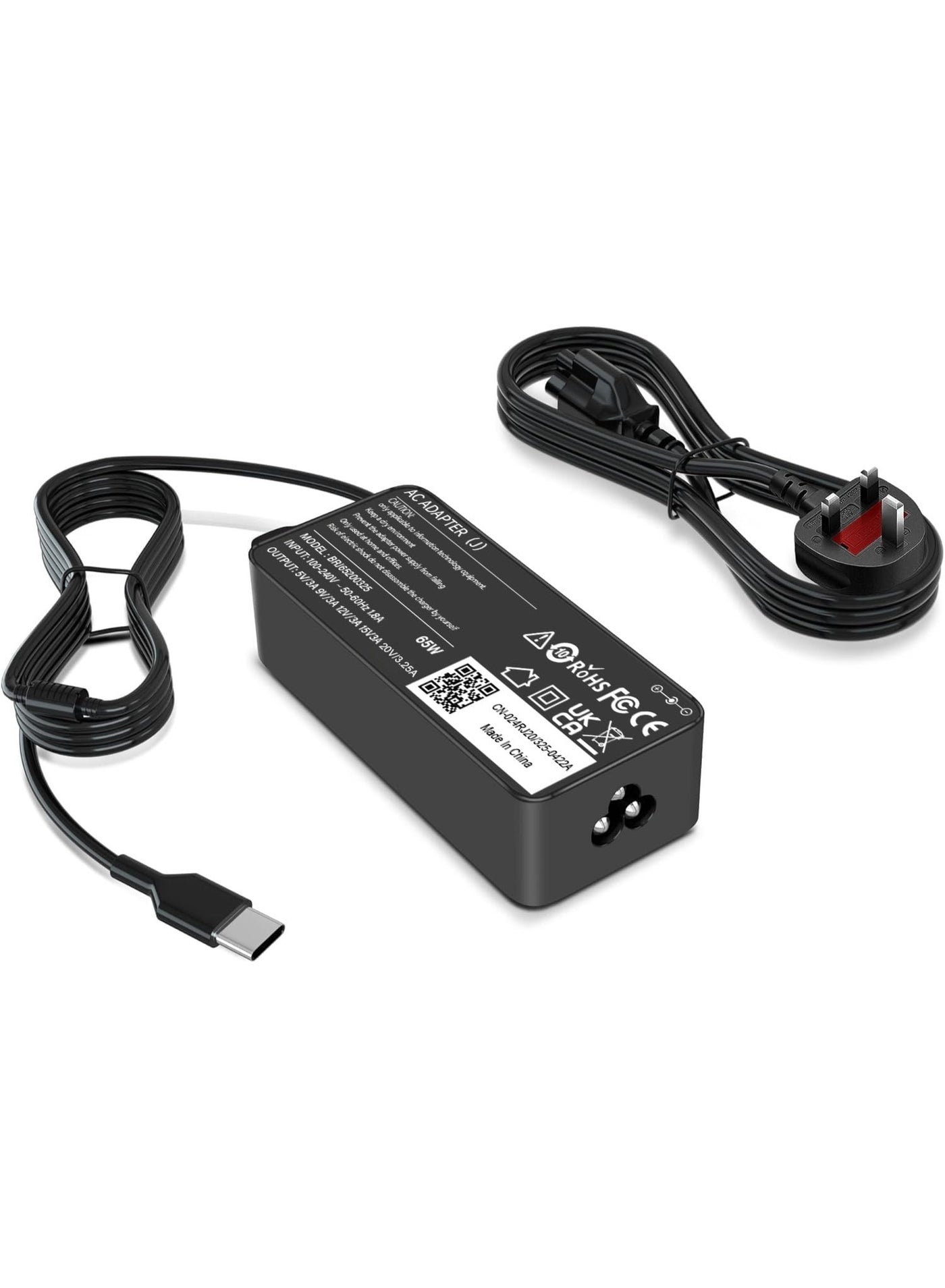 65w USB C Laptop Charger for HP EliteBook Elite Spectre X360 X2 830 1030 1040 Envy 11 13 14 15 ProBook 430 G6 G7 G8 Chromebook Pavilion Laptop Charger Power Supply Adapter