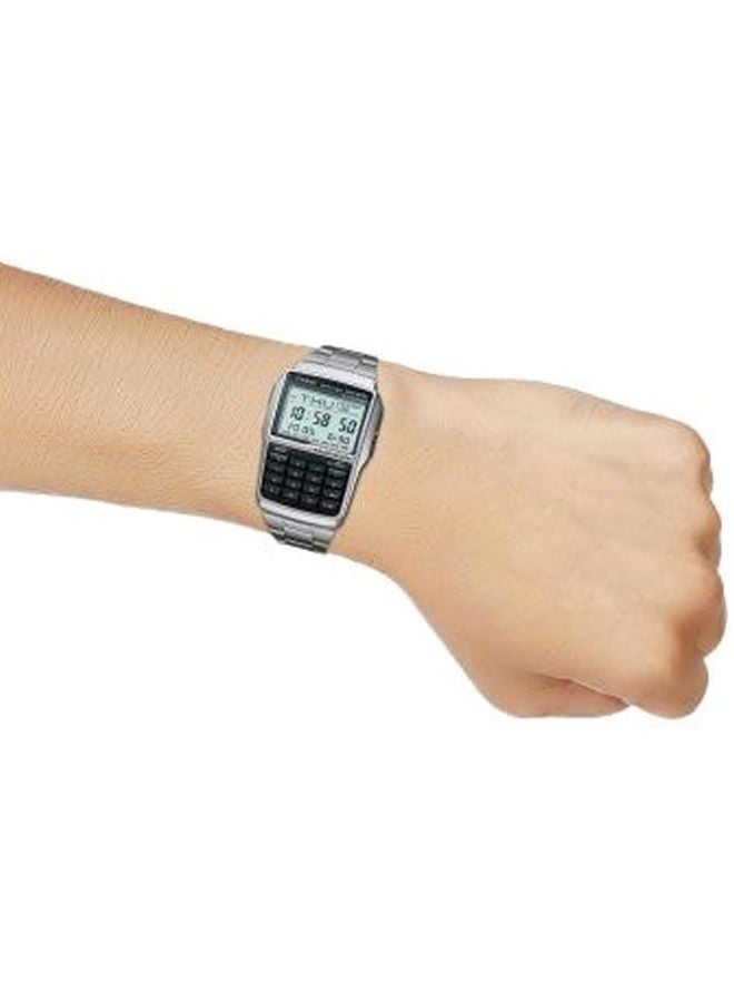 CASIO Men Vintage Collection Digital Watch DBC-32D-1ADF - 39 mm - Silver - Image 4