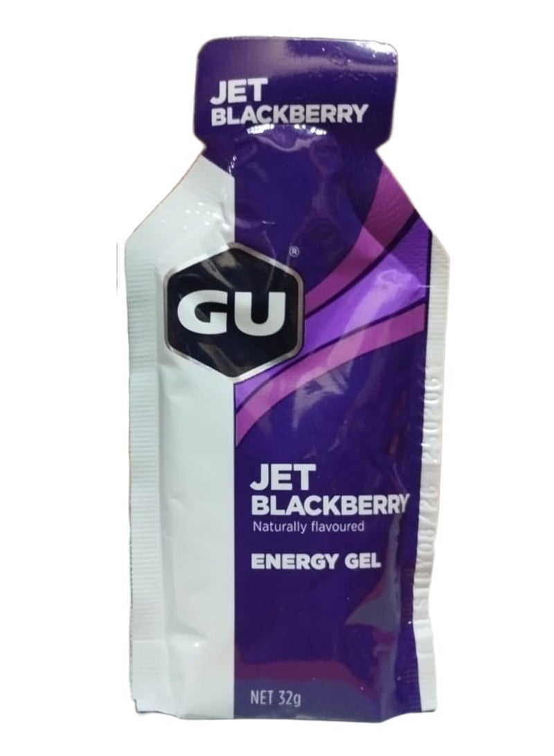 GU Energy Gel Jet Blackberry1 Piece - Image 1