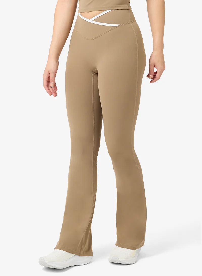 Frwd  Soft Touch Seamless Tank Top & Flared Legging Set for Women | Best Price UAE