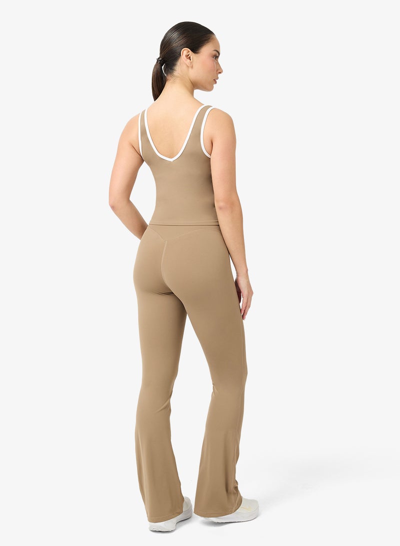 FRWD Soft Touch Seamless Tank Top & Flared Legging Set - Image 2