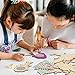Fennoral 12 Pack Wooden Mirror Craft for Kids Make You Own Mermaid Mirror DIY to Paint Wooden Arts and Crafts for Grils Hand Mirror for Art Activities Project Birthday Gifts - Image 4