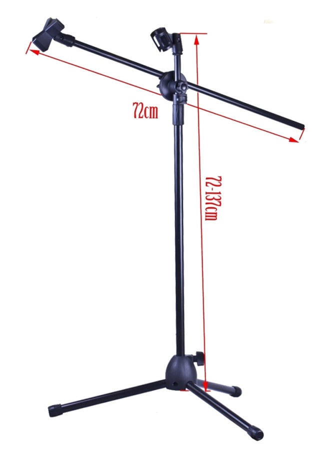 Floor Stand Live Sound Card Tray Professional Stage Performance Microphone Stand Mic Stand Lifting Microphone Stand - Image 1