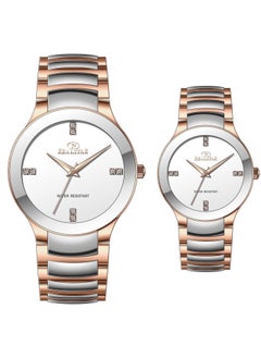 Water Resistant Analog Couple Watch Set