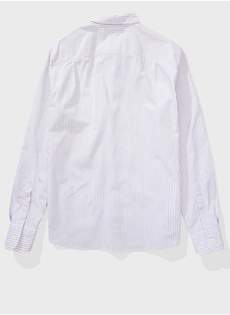 American Eagle Striped Classic Fit Shirt