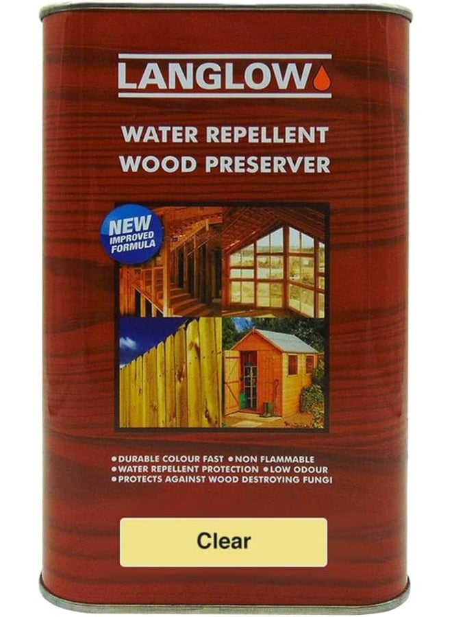 Palace حافظ الخشب بالاس لانغلو، شفاف، 1 لتر - Image 1