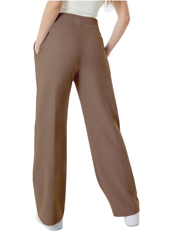 Nileton Sportswear - Sport Leggings Pants With Wide Leg - High Waist  - Image 2