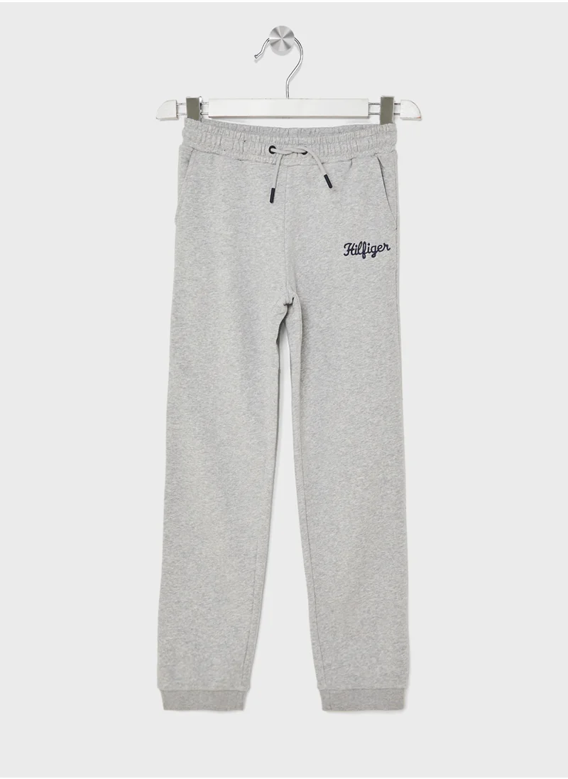 تومي هيلفيغر Youth Embroidered Sweatpants