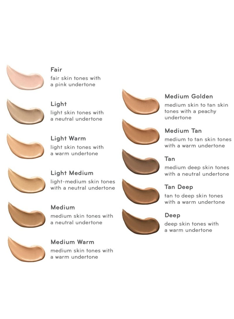 Purlisse pūrlisse Ageless Glow Serum BB Cream SPF 40 : Clean & Cruelty-Free, Full & Flawless Coverage, Hydrates with Collagen | Light Medium 1.4oz - Image 5
