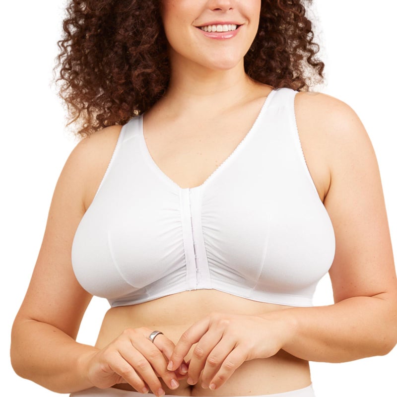 Leading Lady Meryl Cotton Front-Closure Comfort & Sleep Bra - Comfy Cotton Sleep and Leisure Bras For Women. - Image 1