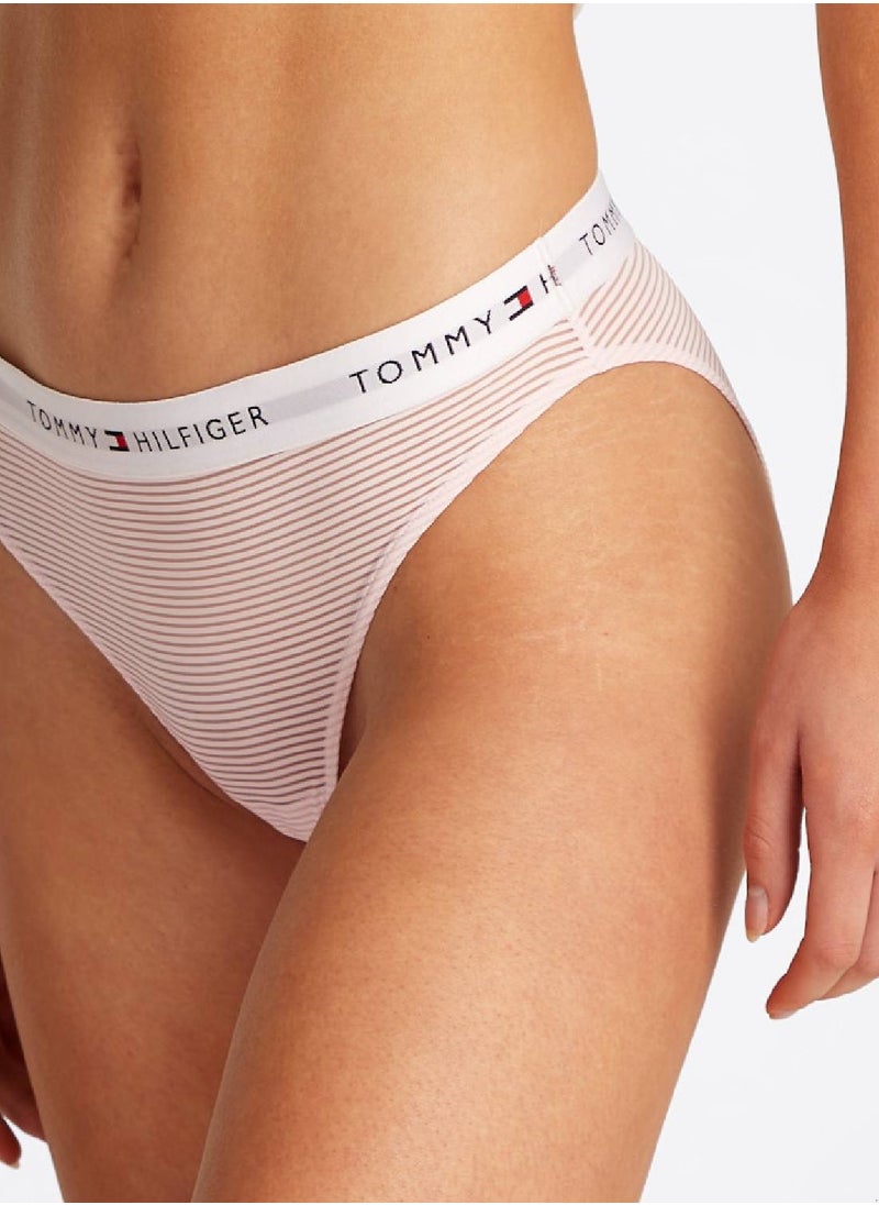 TOMMY HILFIGER Women's 3 Pack Bikini Briefs - Nylon, Multicolor  - Image 5