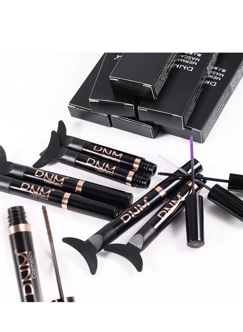 SYOSI Colored Mascara for Eyelashes 6Pcs Mermaid Colorful Mascara Waterproof Charming Long lasting Cruelty Free Vegan Voluminous Maskara for Women Eye Makeup - Image 2