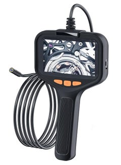 DAREU Dual Lens Industrial Inspection Camera with Light - 1080P HD Borescope, IP67 Waterproof Cable, 5M Hard Wire, 8+1 LED Lights, 8mm Handheld Endoscope  - Image 1