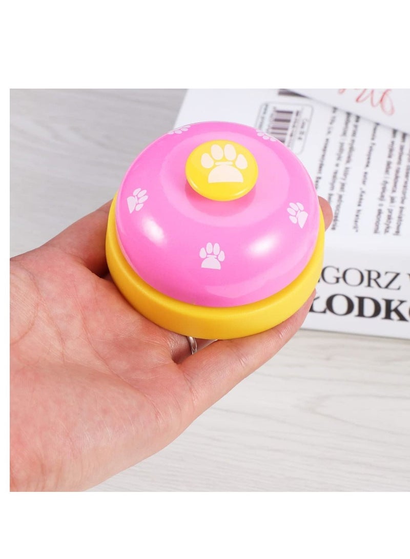 Pet Training Bell Dog Puppy Kitten Potty Training Bells Footprint Pattern Doorbell Buttons for Communication Multicolor - Image 3