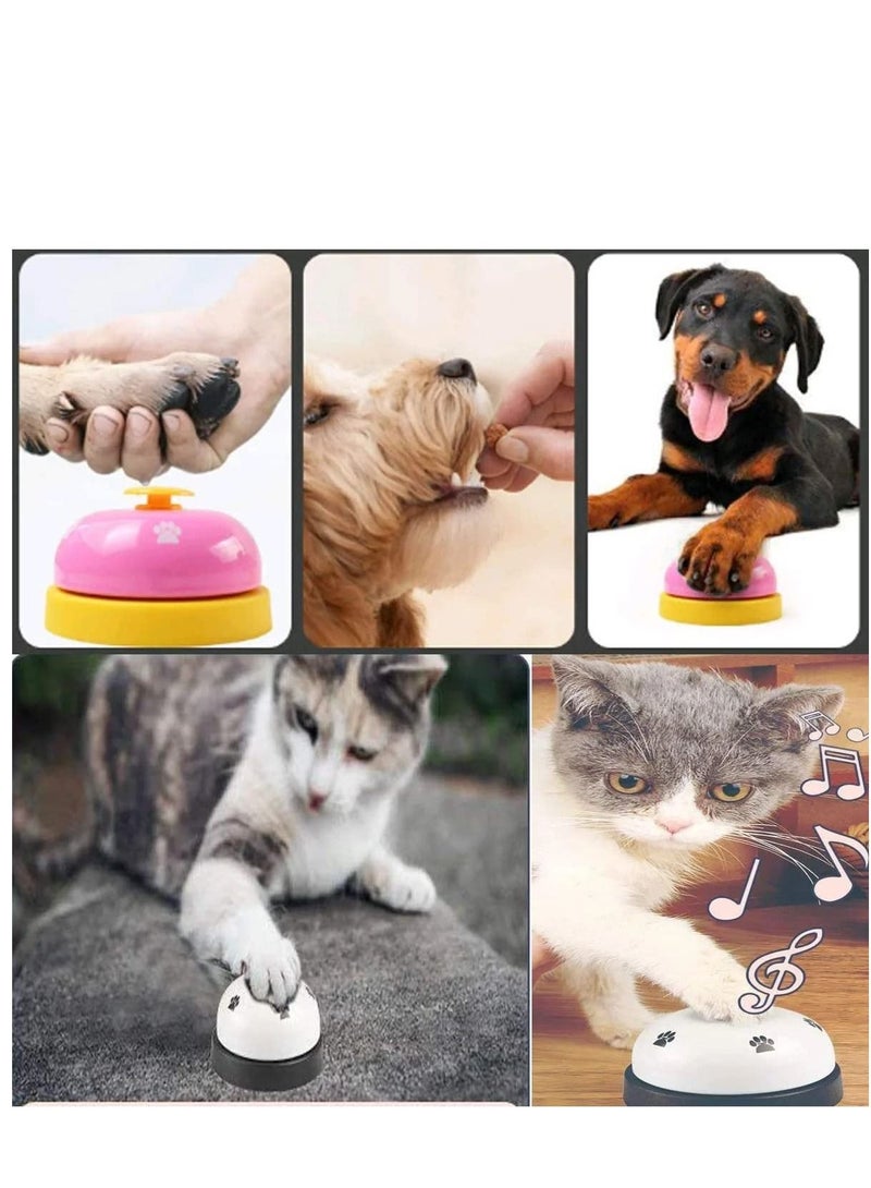 Pet Training Bell Dog Puppy Kitten Potty Training Bells Footprint Pattern Doorbell Buttons for Communication Multicolor - Image 4