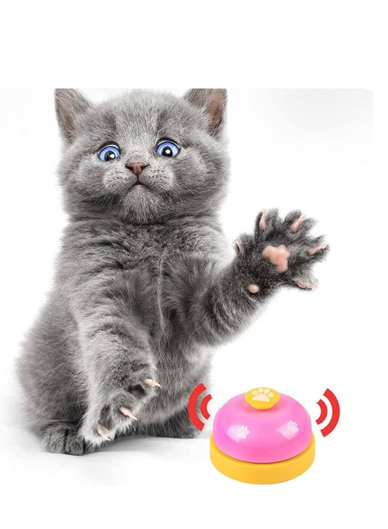 Pet Training Bell Dog Puppy Kitten Potty Training Bells Footprint Pattern Doorbell Buttons for Communication Multicolor - Image 1