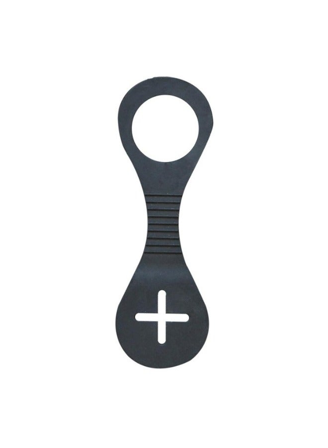 ألكوت حاملة النفايات الأساسية باللون الأسود - Image 2