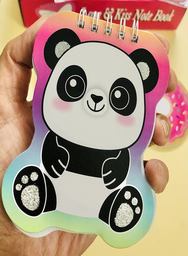 Le Delite Combo pack of mini notebookgirls notepad diary gratitude pocket memo journals easy to carry (palm sized) set of 4 pc/unicorn, panda, donut, rainbow, mermaid patterns - Image 5