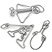 Zooshine 3 Pcs Large Metal Brain Puzzle TeasersChallenging for Party GamesOffice Toy Gift for Adults and Teens - Image 2